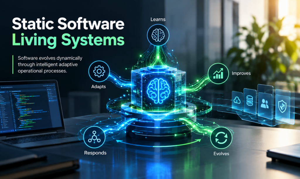 Static Software Living Systems