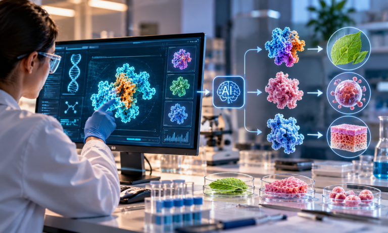 AI Designed Biological Components