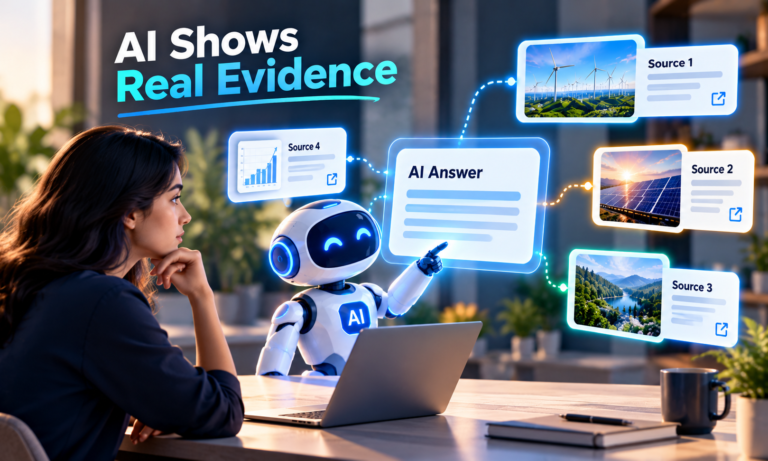 AI Answer Evidence Transparency